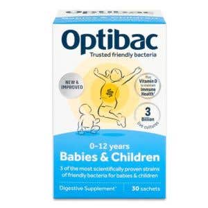 Optibac Babies and Children Probiotika pro miminka a děti 30x1,5 g sáčků