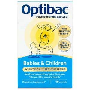 Optibac Babies and Children Probiotika pro miminka a děti 10x1,5 g sáčků