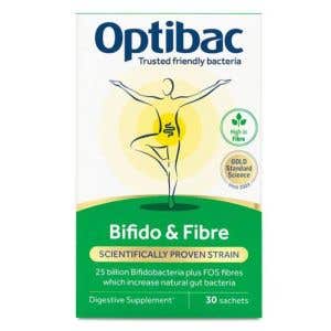 Optibac Bifido and Fibre Probiotika 30x6 g sáčků