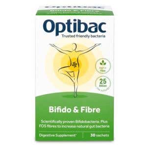 Optibac Bifido and Fibre Probiotiká pri zápche 30x6 g sáčkov