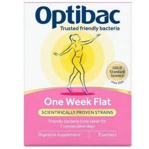 Optibac One Week Flat Probiotika při nadýmání 7x1,5 g sáčků
