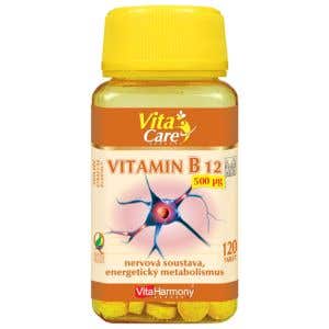 VitaHarmony Vitamín B12 s okamžitým účinkom 120 tabliet
