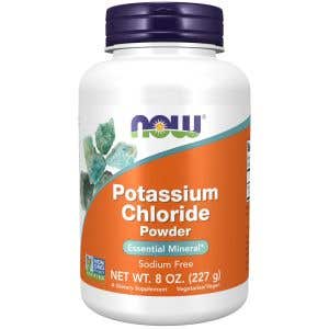 Now Foods Potassium Chloride - draslík ako chlorid draselný prášok 227 g