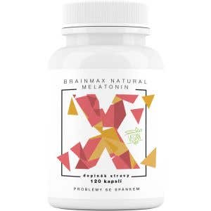 BrainMax Natural Melatonin 120 kapslí