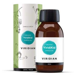 Viridian Viridikid Omega 3 Oil Organic - BIO Omega 3 olej pro děti 200 ml 