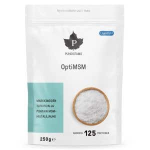 Puhdistamo OptiMSM - Podpora pohybového aparátu 250 g