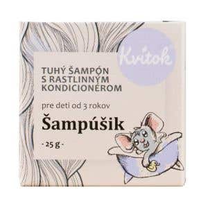 Kvitok Tuhý šampon pro děti Šampúšik 25 g