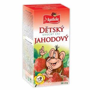 Apotheke Detský ovocný čaj jahodový 20x2g