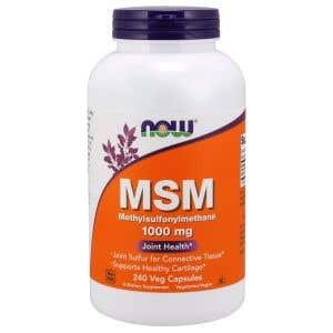 Now Foods MSM Methylsulfonylmethan 1000 mg 240 rostlinných kapslí