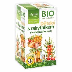Apotheke BIO Detský čaj s rakytníkom 20x1,5g