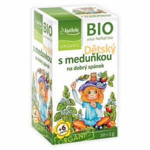Apotheke BIO Detský ovocný čaj s medovkou 20x2g