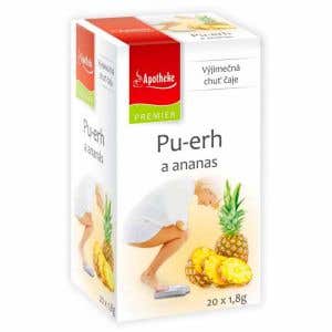 Apotheke Čaj Pu-Erh a ananás 20 nálevových sáčkov