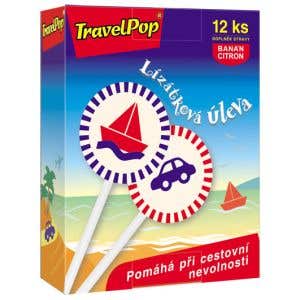 VitaHarmony TravelPop lízátka při cestovní nevolnosti banán a citrón 12 ks