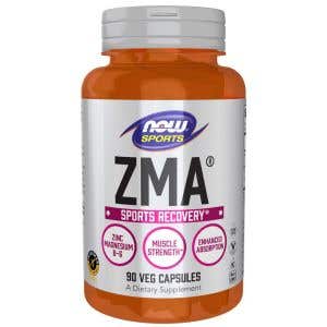 Now Foods ZMA – zinek hořčík B6 800 mg 90 kapslí