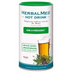 HerbalMed HotDrink Dr.Weiss Krk a priedušky 180g + vitamín C
