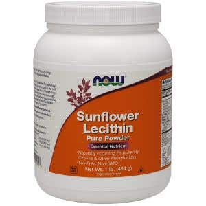 Now Foods Slunečnicový lecitin prášek 454 g