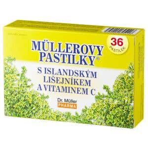 Dr. Müller Pastilky s islandským lišajníkom a vitamínom C 30+6 ks