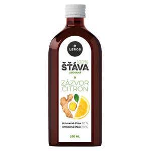 Leros Šťava Zázvor & Citrón 250ml
