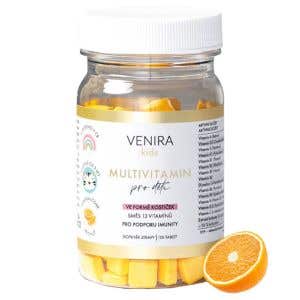 Venira Multivitamin pro děti – pomeranč 120 kostiček