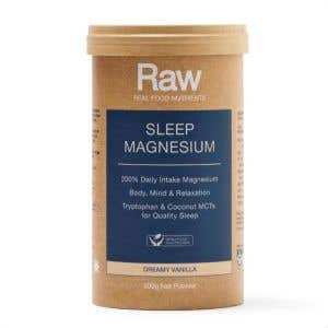 Amazonia Raw Real Food Nutrients Sleep Magnesium – Dreamy Vanilla BIO 200 g