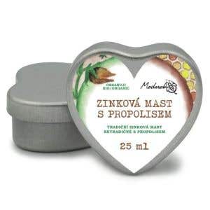 Medarek Zinková mast s propolisem srdíčko BIO 25 ml