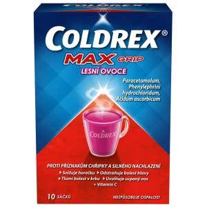 Coldrex maxgrip lesní ovoce 10 ks