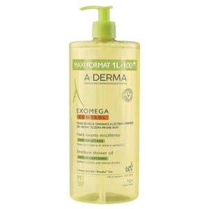 A-derma Exomega Control Zvláčňující sprchový olej 1000 ml
