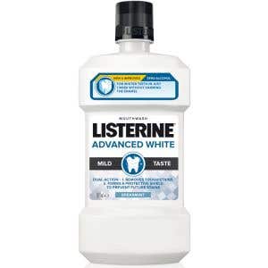 Listerine Advance White Mild Taste ústna voda 500 ml