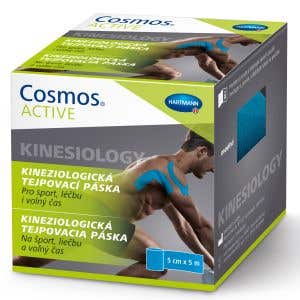 Cosmos Active kineziologická tejpovací páska modrá 5 cm x 5 m