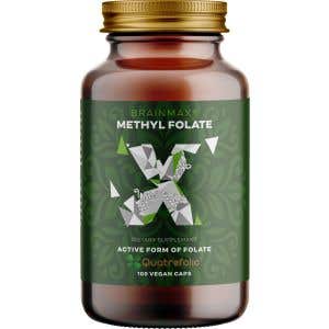 BrainMax Methyl Folate - Kyselina listová v aktívnej forme 100 rastlinných kapsúl