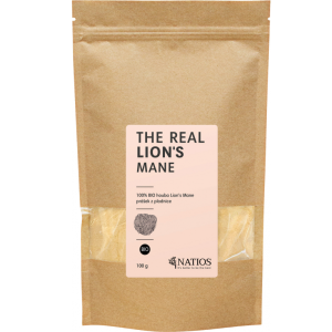 Natios Houba Lion's Mane Mletá – Korálovec ježatý BIO 100 g 