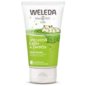 Weleda 2v1 sprchový krém a šampón veselá limetka 150 ml