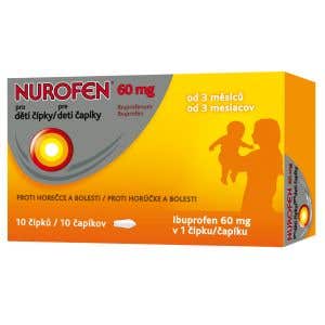 Nurofen Pro děti Čípky 60 mg x 10 čípků