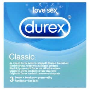 Durex Classic kondomy 3 ks