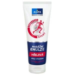 Alpa Masážní emulze hřejivá se zázvorem a bylinnými extrakty 210 ml