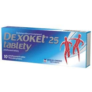 Dexoket 25mg 10 tablet