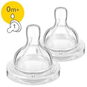 Avent Cumlík Anti-colic/Classic+ 1 novorodenecký prietok 2 ks