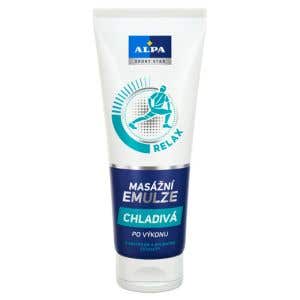 Alpa Masážní emulze chladivá s mentolem a bylinnými extrakty 210 ml