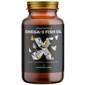 BrainMax Omega-3 Fish Oil – Rybí olej 60 softgel kapslí