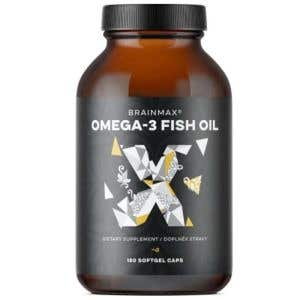 BrainMax Omega-3 Fish Oil – Rybí olej 180 softgel kapslí
