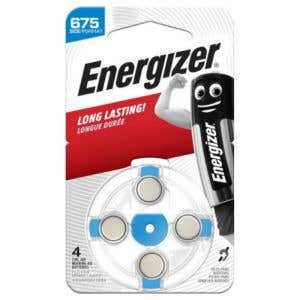 Energizer Baterie do naslouchadel Zinc Air 675 4 ks