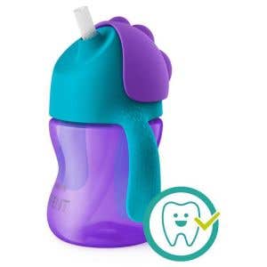Avent Hrnček s ohybnou slamkou pre dievčatá 200 ml 1 ks