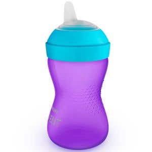 Avent Hrnček Grippy 300ml s jemnou hubičkou dievča