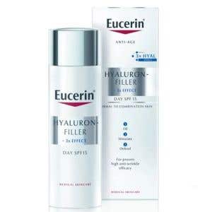 Eucerin Hyaluron-Filler Denní krém s 3x Effect a SPF15 50 ml
