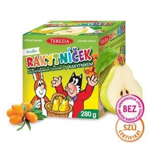 Terezia Rakytníček multivitamín želatínky s rakytníkom hruška 70 ks