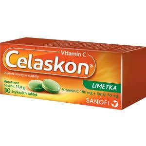 Celaskon Limetka 30 cucavých tablet