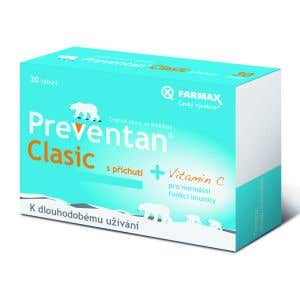 Preventan Clasic s príchuťou 30 tabliet