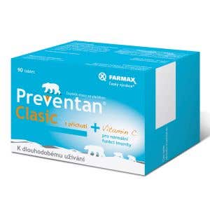 Preventan Clasic s príchuťou 90 tabliet