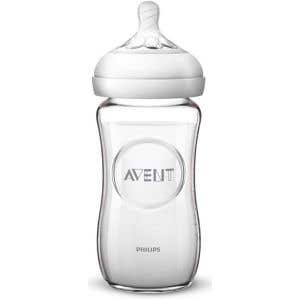 Avent Láhev Natural skleněná 1 měsíc+ 240 ml 1 ks