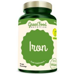 GreenFood Nutrition Železo 90 kapsúl